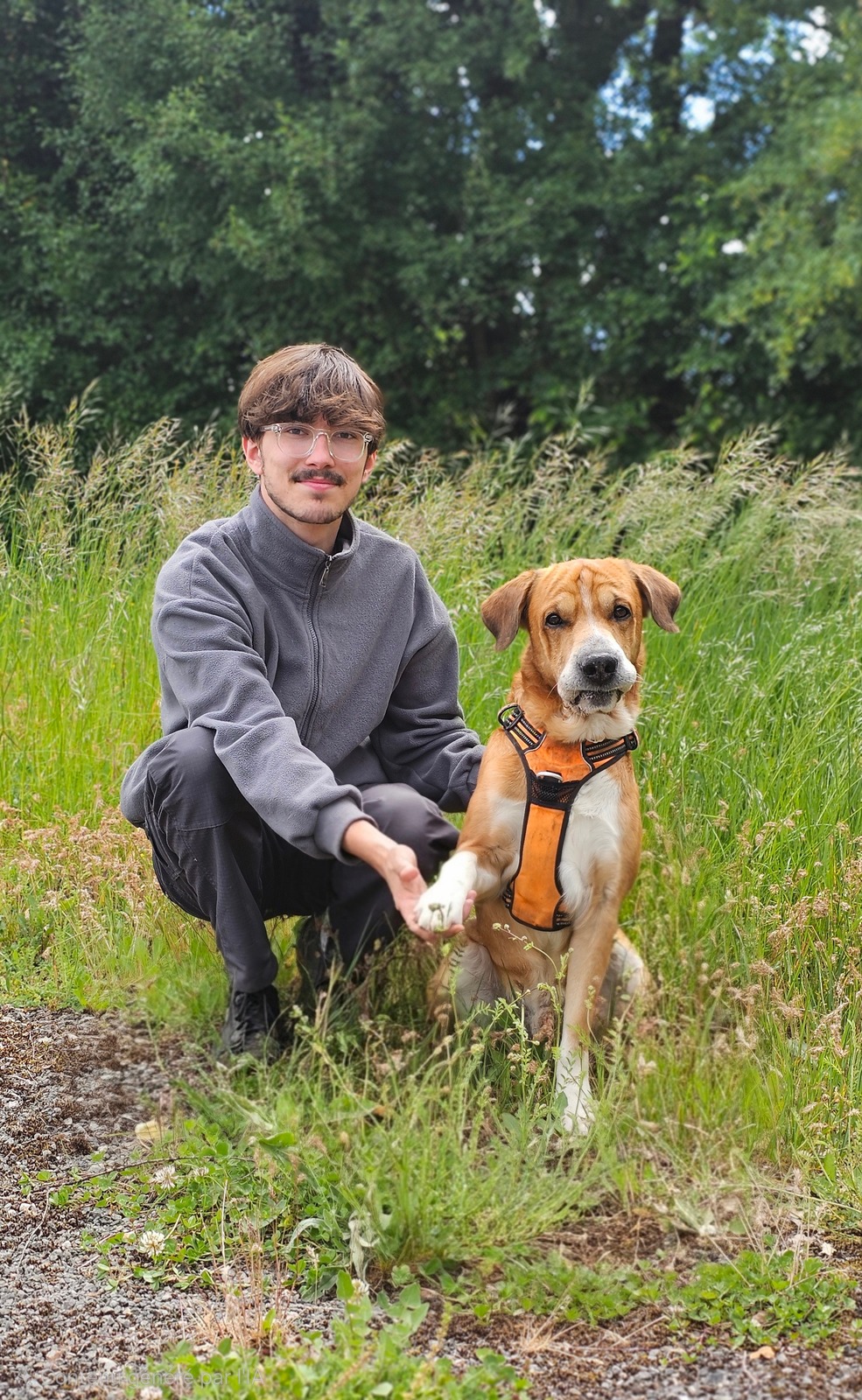 Esteban Cruz, éducateur canin diplômé d'État